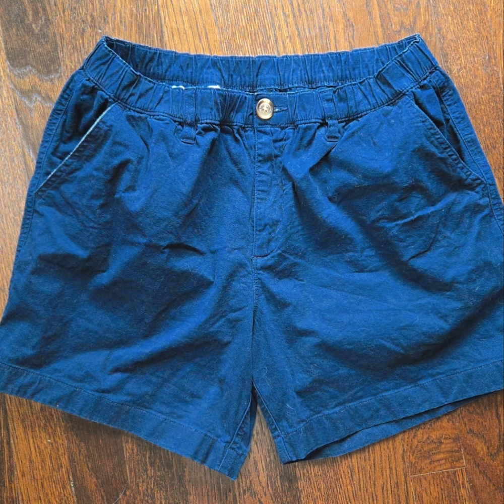Chubbies Navy Blue Chino Boomshakalaka Shorts‎ 5.5 Inseam Size M